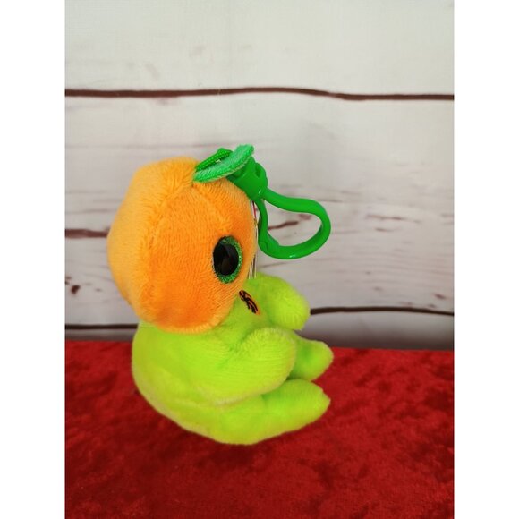 Ty Beanie‎ Bellies Hollow Plush Halloween Pumpkin Keychain 4" - Picture 2 of 5